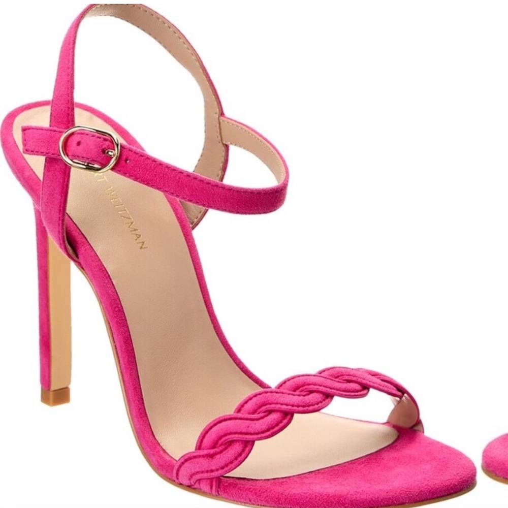 🌹STUART WEITZMAN 🌹 Dancer Twistie 100 Suede Sandal Size: 9